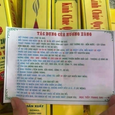 Combo 10 cây nhang xông phong thủy giá rẻ - chỉ 149k, thư giãn, tăng tài lộc 3