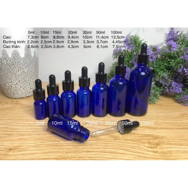 Combo 10 chai 10ml xanh dương đựng serum tinh dầu mỹ phẩm – Giá chỉ 50.000 VNĐ 4