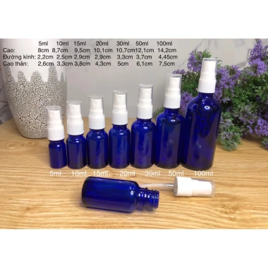 Combo 10 chai 10ml xanh dương đựng serum tinh dầu mỹ phẩm – Giá chỉ 50.000 VNĐ 6