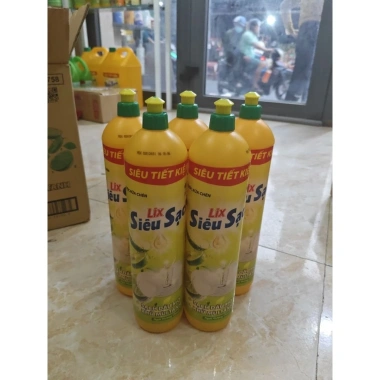 Combo 10 chai Nước rửa chén Lix Siêu Sạch Tiết Kiệm Chanh 400g-750g 140.000 VND 3 Combo 10 chai Nước rửa chén Lix Siêu Sạch Tiết Kiệm Chanh 400g-750g 140.000 VND 3