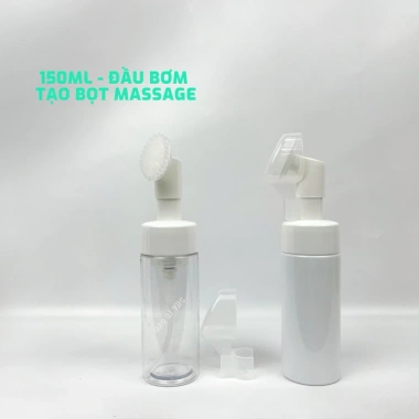 Combo 10 Chai Tạo Bọt 100ml-150ml: Sữa Rửa Mặt, Kem Cạo Râu, Sữa Tắm và Bàn Chải Massage - Giảm 22%