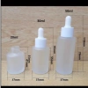 Combo 10 chai thủy tinh nhám mờ 20-30-50ml nắp bóp chiết serum - 60.000đ