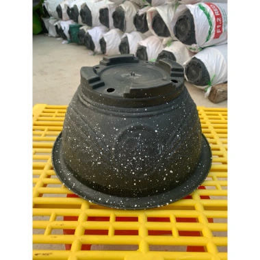 Combo 10 Chậu Nhựa Phúc Lộc Thọ T33 Đen Đá - Trồng Cây, Hoa & Bonsai Giá 86.600₫ 4