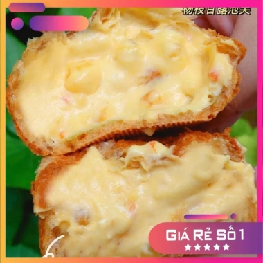Combo 10 chiếc bánh mì nhân kem tan chảy - Bánh mì nướng phồng, bữa sáng ngon, chỉ 45.000 VND