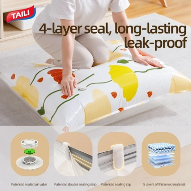 Combo 10 chiếc Túi nén chân không 60x80cm - Tiết kiệm không gian, thu gọn hành lý du lịch, giảm giá 165.000₫ 3