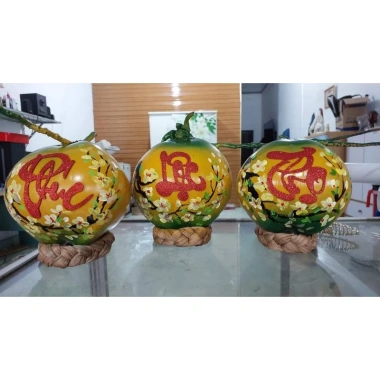 Combo 10 chữ xốp nhũ kim tuyến 10cm dán dưa dừa keo dán mặt sau - Trang trí Tết 32.000₫