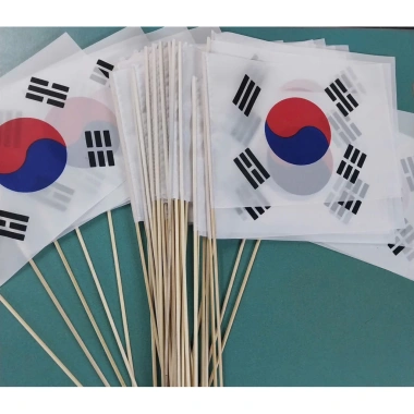 Combo 10 Cờ Vẫy Cầm Tay Hàn Quốc In Kỹ Thuật Số 2 Mặt Giá 30.000 Đ Tiết Kiệm 3 Combo 10 Cờ Vẫy Cầm Tay Hàn Quốc In Kỹ Thuật Số 2 Mặt Giá 30.000 Đ Tiết Kiệm 3