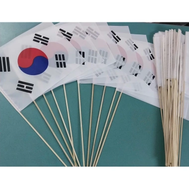 Combo 10 Cờ Vẫy Cầm Tay Hàn Quốc In Kỹ Thuật Số 2 Mặt Giá 30.000 Đ Tiết Kiệm 4 Combo 10 Cờ Vẫy Cầm Tay Hàn Quốc In Kỹ Thuật Số 2 Mặt Giá 30.000 Đ Tiết Kiệm 4