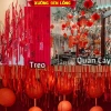 Combo 10 cuộn ruy băng lụa đỏ 22m Trang trí Tết, Đám cưới, Gói quà - 58.000₫ 2