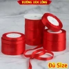 Combo 10 cuộn ruy băng lụa đỏ 22m Trang trí Tết, Đám cưới, Gói quà - 58.000₫ 5