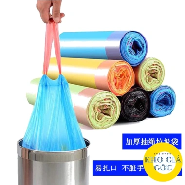 Combo 10 Cuộn Túi Đựng Rác Dây Rút - Bao Rác Tự Hủy Sinh Học 60.488 Giảm còn 49.990 8
