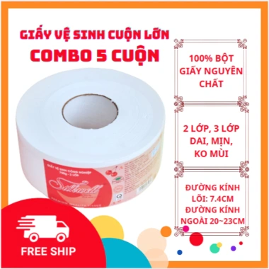 Combo 10 cuốn vệ sinh lớn 700g Silkwell - Giá ưu đãi 145.000đ, giảm giá 7