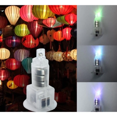 Combo 10 đèn LED 7 màu kèm đèn lồng Trung Thu đã có PI.N giá 33.000 VND