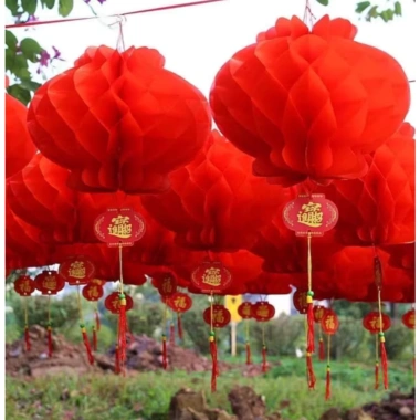 Combo 10 đèn Lồng Đỏ Chữ Phúc Cầu Nilong - Trang Trí Đám Cưới, Trung Thu, Lễ Hội 7.900₫ 6