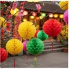 Combo 10 Đèn lồng tú cầu nhựa đẹp chống nước - Trang trí Tết, nhà cửa - 45.000₫ 2