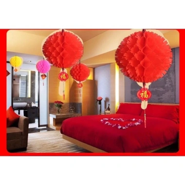 Combo 10 Đèn lồng tú cầu nhựa đẹp chống nước - Trang trí Tết, nhà cửa - 45.000₫ 10