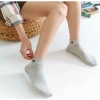 Combo 10 đôi tất nữ cổ ngắn hình gấu kute, giá chỉ 32.000đ, kèm túi rút tiện lợi 5