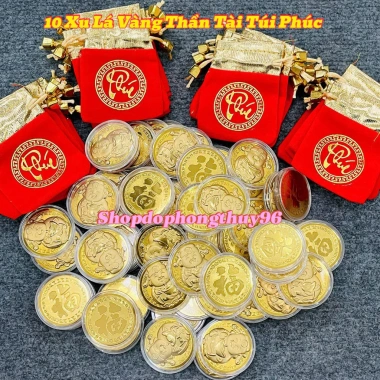 Combo 10 Đồng Xu Lá Vàng Ông Thần Tài Thỏi Vàng Vệ Thần Tài, Quà Lì Xì Tết, Túi Lộc Giá Sỉ 89.000₫ 2 Combo 10 Đồng Xu Lá Vàng Ông Thần Tài Thỏi Vàng Vệ Thần Tài, Quà Lì Xì Tết, Túi Lộc Giá Sỉ 89.000₫ 2