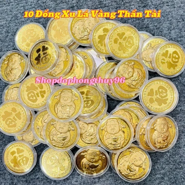Combo 10 Đồng Xu Lá Vàng Ông Thần Tài Thỏi Vàng Vệ Thần Tài, Quà Lì Xì Tết, Túi Lộc Giá Sỉ 89.000₫ 3 Combo 10 Đồng Xu Lá Vàng Ông Thần Tài Thỏi Vàng Vệ Thần Tài, Quà Lì Xì Tết, Túi Lộc Giá Sỉ 89.000₫ 3