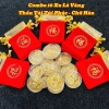 Combo 10 Đồng Xu Lá Vàng Ông Thần Tài Thỏi Vàng Vệ Thần Tài, Quà Lì Xì Tết, Túi Lộc Giá Sỉ 89.000₫ 5