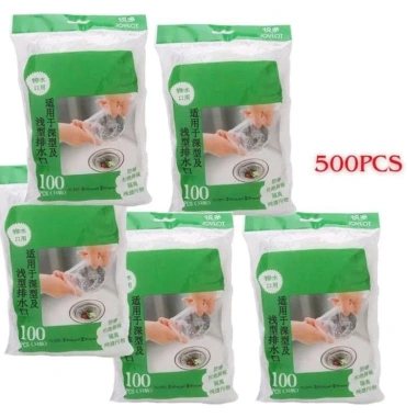 Combo 10 gói (700 chiếc) Túi lưới lọc rác bồn rửa chén bát – Chống tắc nghẽn, hàng có chun