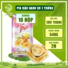 Combo 10 gói bánh pía Tân Huê Viên Đậu xanh Sầu riêng Trứng muối 540g Đặc sản Sóc Trăng 4 sao, chỉ 980.000đ