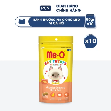 Combo 10 gói Bánh thưởng Me-O cho mèo - bánh cá, tặng Nón BH HĐ299k, 117.000 VND 2