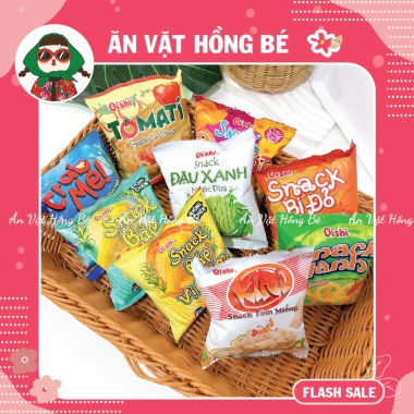 Combo 10 gói Bim Bim Oishi mini 6g đủ vị - Hàng chính hãng, giá chỉ 14.497đ