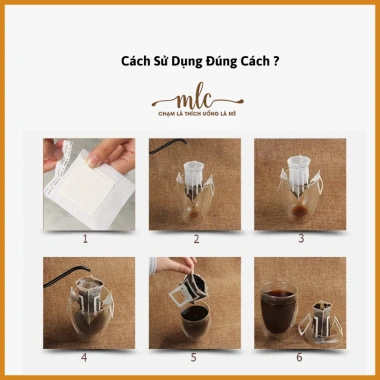 Combo 10 Gói Cà Phê Phin Giấy Du Lịch Tiện Dụng, Túi Lọc, Giá 30.000₫ 9 Combo 10 Gói Cà Phê Phin Giấy Du Lịch Tiện Dụng, Túi Lọc, Giá 30.000₫ 9