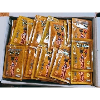 Combo 10 Gói Cao Dán Hồng Sâm Gold Insam Vàng - Giảm Đau Nhanh, Tăng Sức Khỏe, 25 Miếng / Gói - Chỉ 309.000 VND