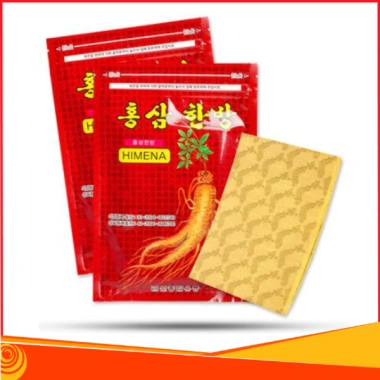 Combo 10 Gói Cao Dán Hồng Sâm Himena Hàn Quốc - Giảm Đau Đỏ, 20 miếng, Giá ưu đãi 250k 5