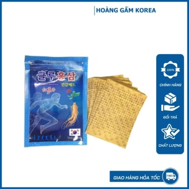 Combo 10 gói cao dán sâm xanh Hàn Quốc 20 miếng - Giảm đau lưng, thoái hóa khớp, giá chỉ 299.000₫