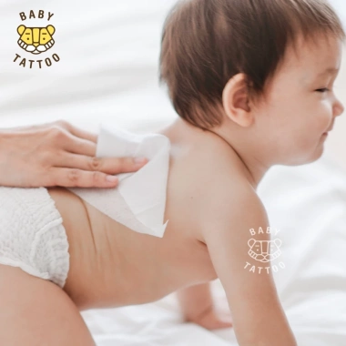 Combo 10 Gói Khăn Giấy Ướt BABY TATTOO Không Mùi - 20 miếng, Giá Ưu Đãi 200k