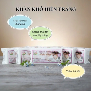Combo 10 Gói Khăn Khô Đa Năng Hiền Trang 200gr - Giá chỉ 70.000đ, Hàng Loại 1 3