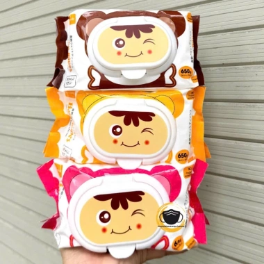 Combo 10 gói khăn ướt Baby 650g không mùi - Siêu mềm, an toàn cho bé, giá 59.999