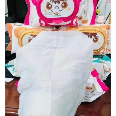 Combo 10 gói khăn ướt Baby 650g không mùi - Siêu mềm, an toàn cho bé, giá 59.999