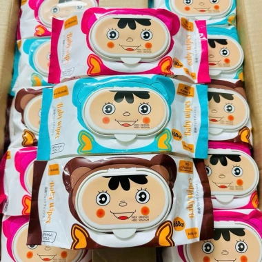 Combo 10 gói khăn ướt Baby 650g không mùi - Siêu mềm, an toàn cho bé, giá 59.999