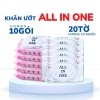 Combo 10 gói Khăn ướt Max Cool ALL IN ONE mini 20 tờ hương tự nhiên, vải bi dày dặn - Giá chỉ 40.500 VND 5