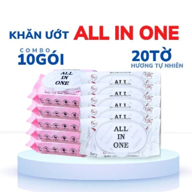 Combo 10 gói Khăn ướt Max Cool ALL IN ONE mini 20 tờ hương tự nhiên, vải bi dày dặn - Giá chỉ 40.500 VND 5