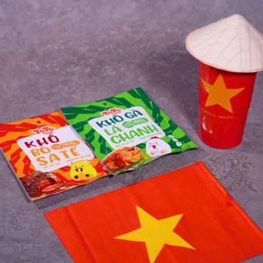 Combo 10 Gói Khô Gà Lá Chanh Toco Food 20g – Gà Sấy Giòn, Thơm Lá Chanh, Ăn Vặt Tiện Lợi Giá 52.000 VND