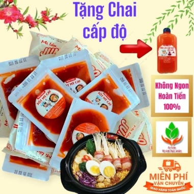 Combo 10 gói mì Koreno ăn vặt + 10 gói sốt, tặng 1 chai ớt 7 cấp độ 100ml - 179.000₫ 7