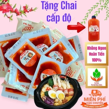 Combo 10 gói mì Koreno ăn vặt + 10 gói sốt, tặng 1 chai ớt 7 cấp độ 100ml - 179.000₫ 8