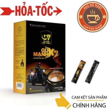 Combo 10 Hộp Cà Phê Sữa Hòa Tan G7 3in1 Trung Nguyên Gu mạnh 12 gói 792k