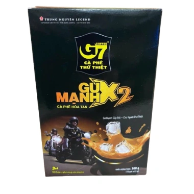 Combo 10 Hộp Cà Phê Sữa Hòa Tan G7 3in1 Trung Nguyên Gu mạnh 12 gói 792k