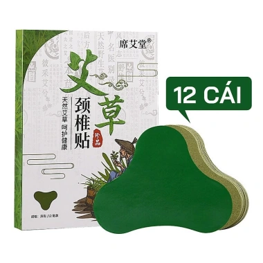 Combo 10 Hộp Dán Ngải Cứu Vai Gáy 12 Miếng - Giảm Đau Cổ Vai, Thải Độc Hiệu Quả 2