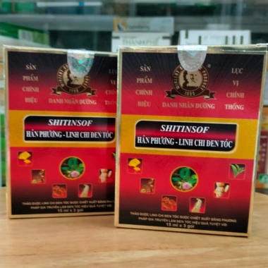 Combo 10 hộp Dầu gội Shitinsof Hán Phương Linh Chi Đen Tóc 3×15ml - Nhuộm đen, dưỡng sâu, giá ưu đãi 127.000₫