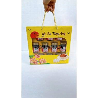 Combo 10 Hộp Đựng Yến 6 Hũ Chưng Sẵn + 10 Hũ 70-75ml Lục Giác 80ml kèm Khay - 198.000đ
