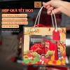 Combo 10 Hộp Giấy Đựng Quà Tết 2.026 - 2 Hũ Pet 800ml và Hạt Macca, Hạt Điều, Hộp Tròn 500gr - Giá ưu đãi 125.000đ