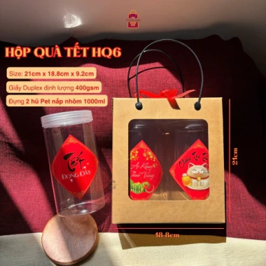 Combo 10 Hộp Giấy Kraft Giá Rẻ Quà Tết, Hạt Macca, Bánh Mứt, Kẹo Nougat 58,800 VND