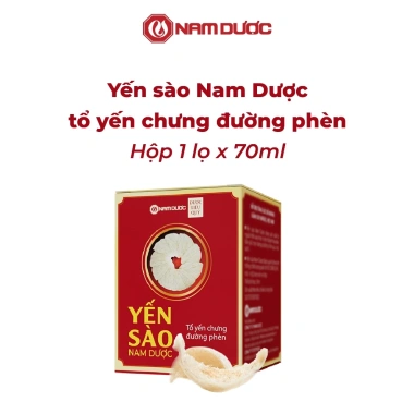 Combo 10 hộp Yến sào Nam Dược Tổ yến chưng đường phèn 70ml - Giá ưu đãi 296.080₫ 2